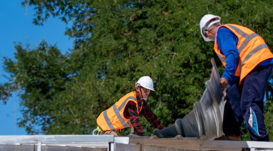 Professional metal roof installation in Hooper, WA